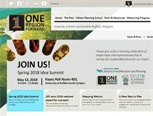 Tablet Screenshot of oneregionforward.org